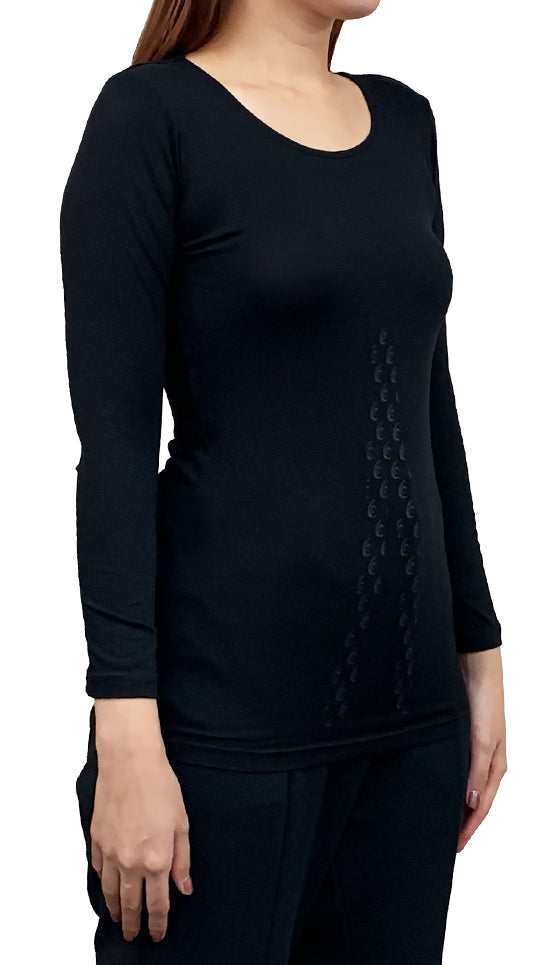 リライブあったかインナー/レディース/9分袖